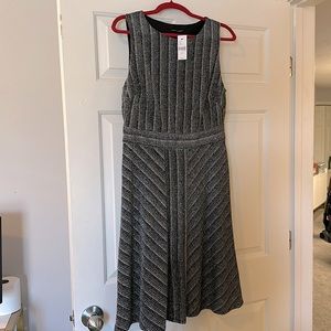 Silver and black Lane Bryant dress